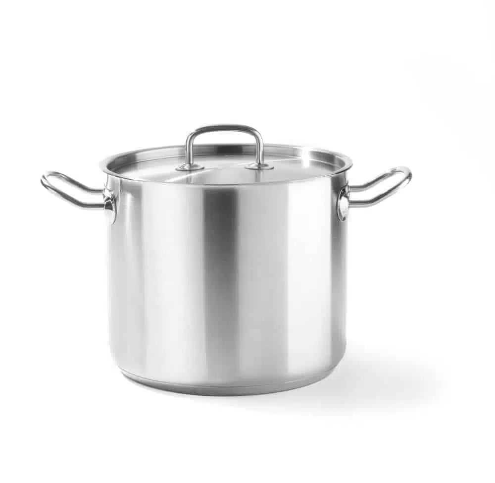 Høj gryde med låg, 13,5l, effektiv varmefordeling - Billede 3