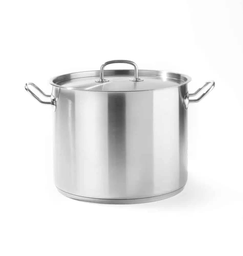 Høj gryde med låg, 13,5l, effektiv varmefordeling