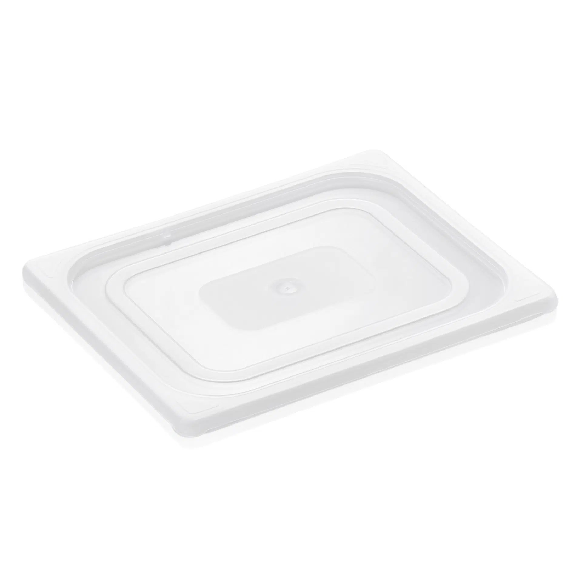 1/2 GN låg klar plast