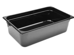 GN 1/1 sort polycarbonat container, Profi Line, 14L, Sort, 530x325x(H)100mm - Billede 2