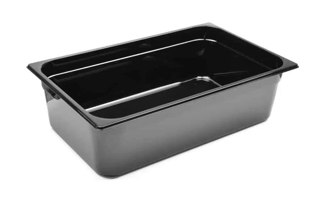 GN 1/1 sort polycarbonat container, Profi Line, 14L, Sort, 530x325x(H)100mm - Billede 2
