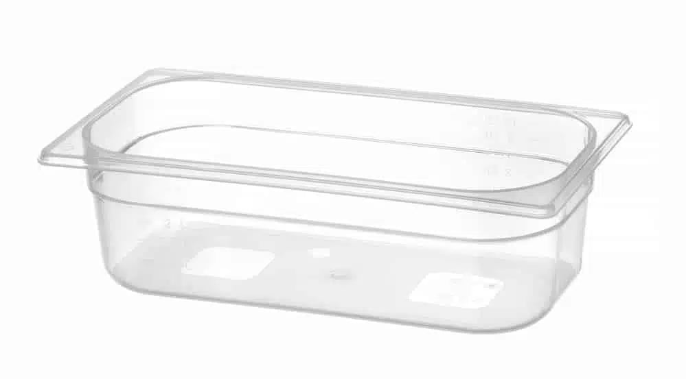 GN 1/3 polypropylen beholder, Profi Line, 4L, Transparent, 325x176x(H)100mm