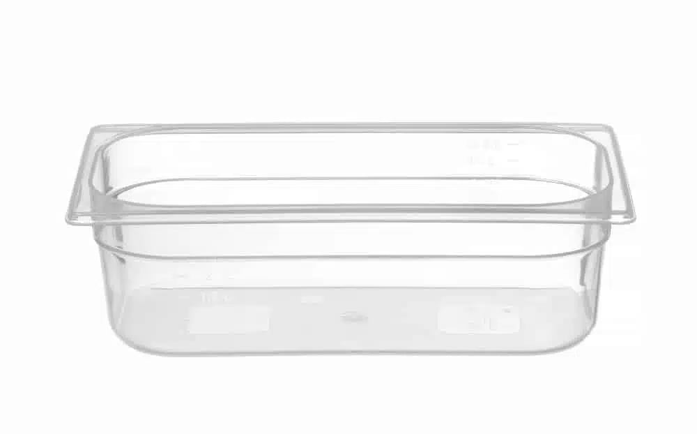 GN 1/3 polypropylen beholder, Profi Line, 4L, Transparent, 325x176x(H)100mm - Billede 2