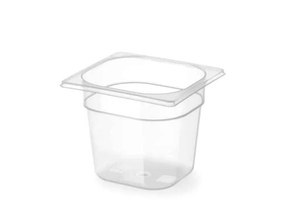 GN 1/6 Beholder i polypropylen, Profi Line, 1,6L, Transparent, 176x162x(H)100mm - Billede 2