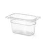 GN 1/9 beholder i polypropylen, Profi Line, 1L, Transparent, 176x108x(H)100mm