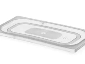 Låg til GN-beholdere i polypropylen, GN 1/1, Transparent, 530x325mm, stk.