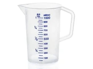 Målebæger, PP, m/100ml skallering, 5L
