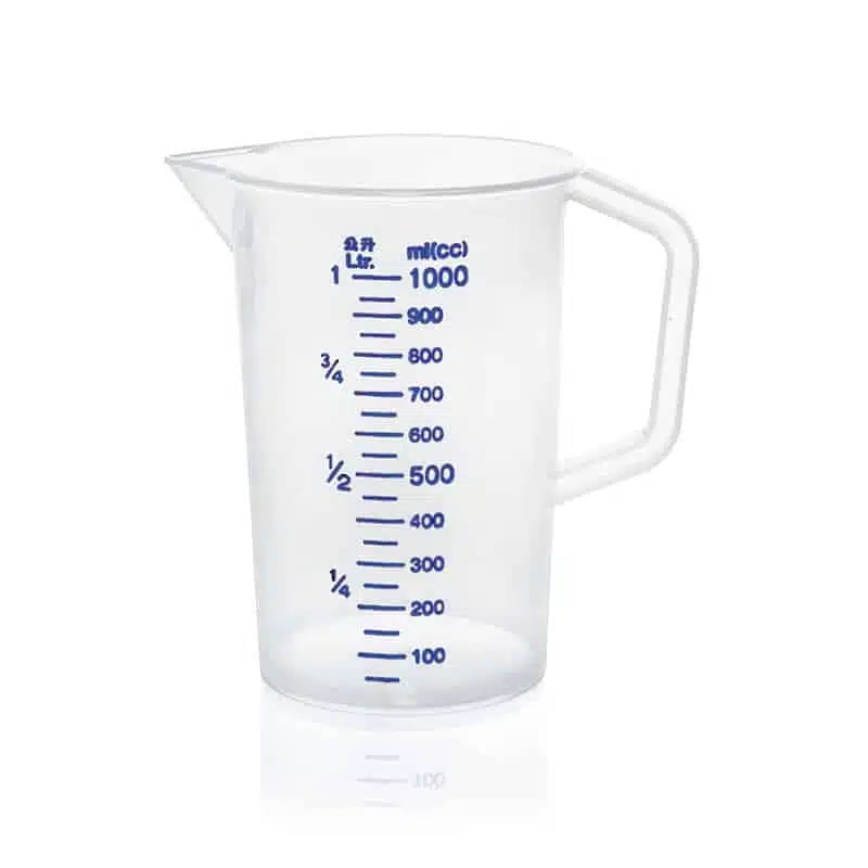 ***Målebæger, PP, m/100ml skallering, 0,5L