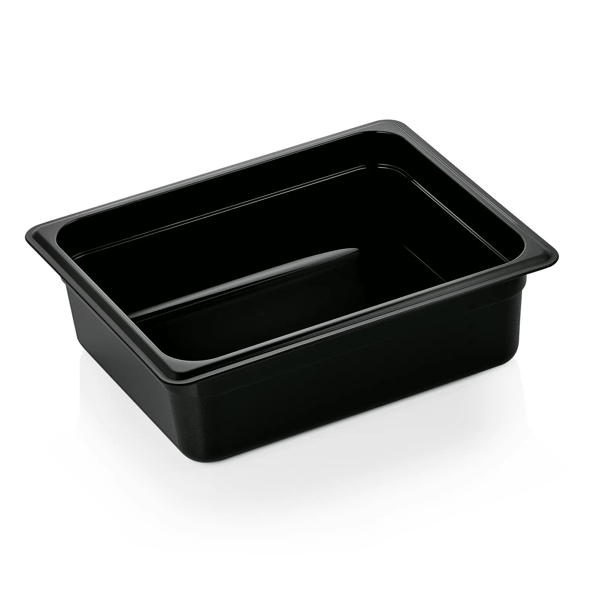 Gastrobakke, sort polycarbonat, 6,1 liter