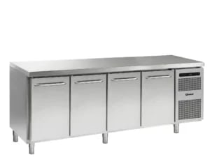 6xGRAM Gastro 07 Kølebord 384L modulopbygget kølebord til professionelle køkkener