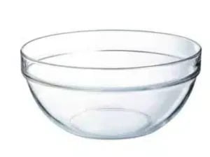 Stabelbar glasskål 6L