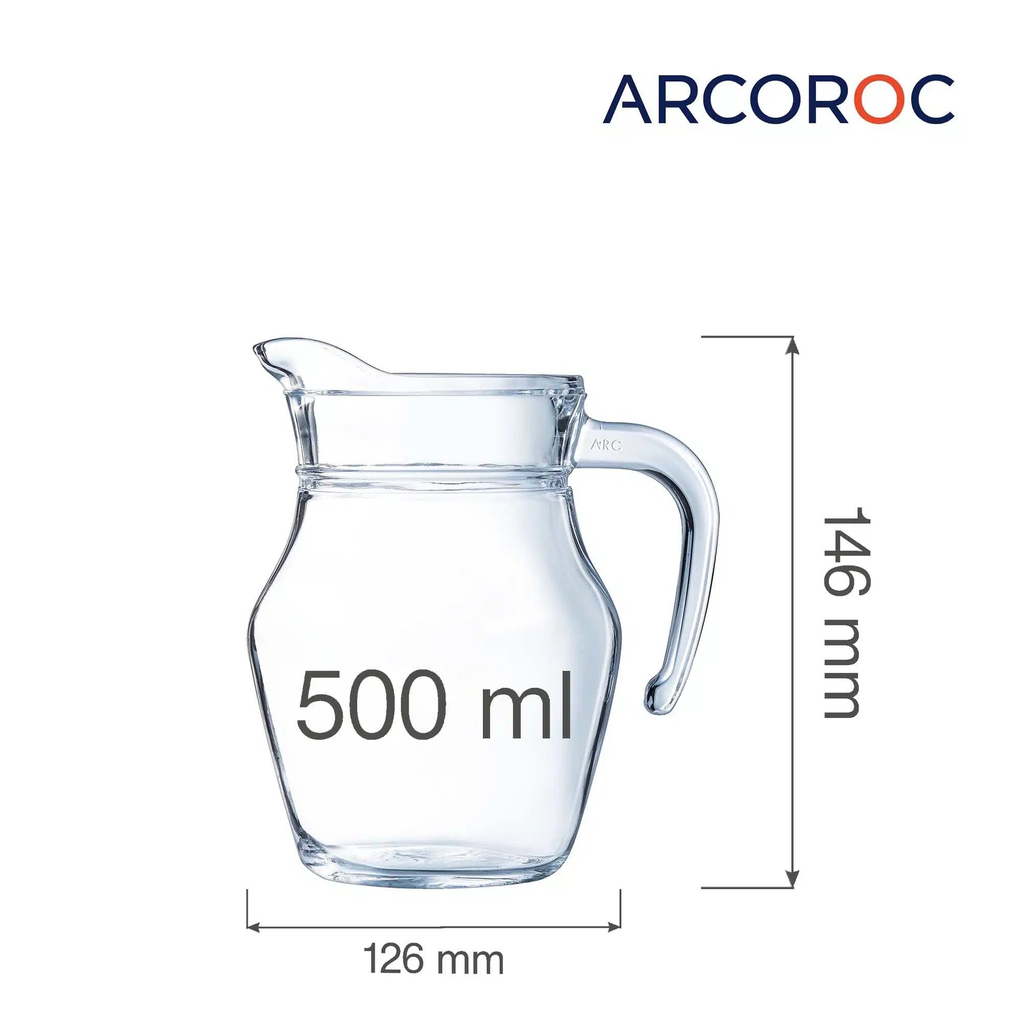 Glas kande 0,5L - Billede 4