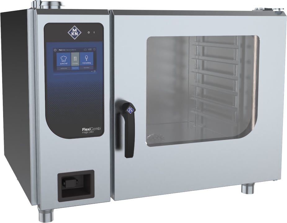 MKN FlexiCombi MagicPilot 6.2 Maxi gas, venstrehængslet dør - Kombidampovn