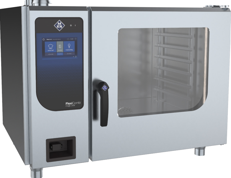 MKN FlexiCombi MagicPilot 6.1 gas, venstrehængslet dør - Kombidampovn
