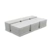 Cube organizer sæt 22: Består af skål/bakke nr. (8) + 3stk.(1) + 3stk.(2) + 3stk.(3) - 31.7 x 17.5 x H7.2 cm | Black. Champagne. Grey