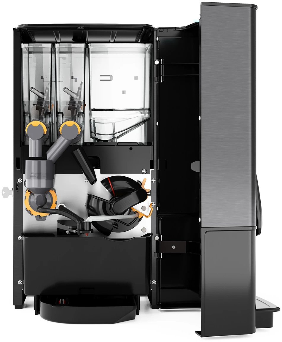 Indre mekanisme af Bravilor Sego 12 kaffeautomat