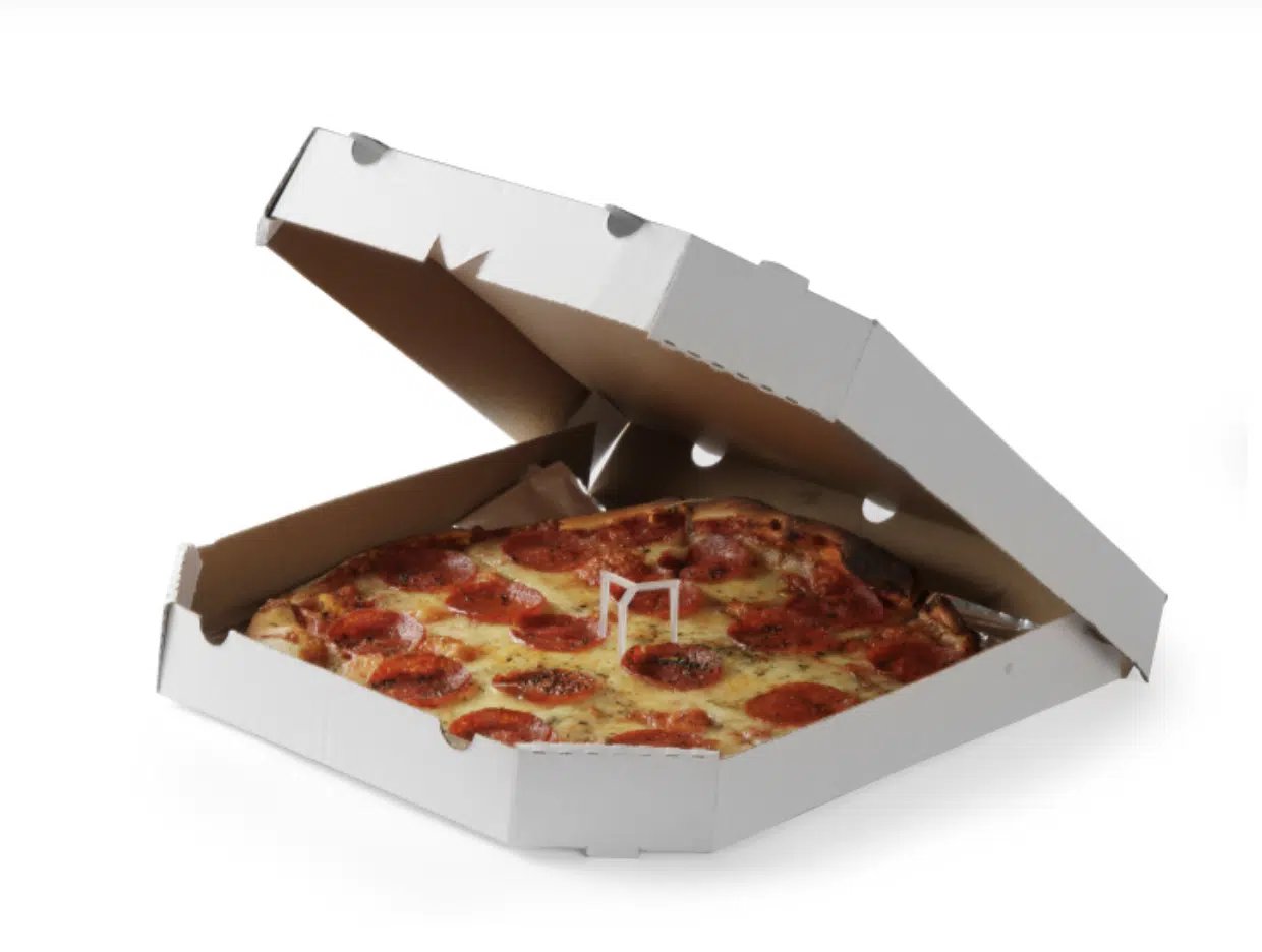 Lågafstandsholder til pizzaer - 500 stk, højde 35 mm - Billede 2