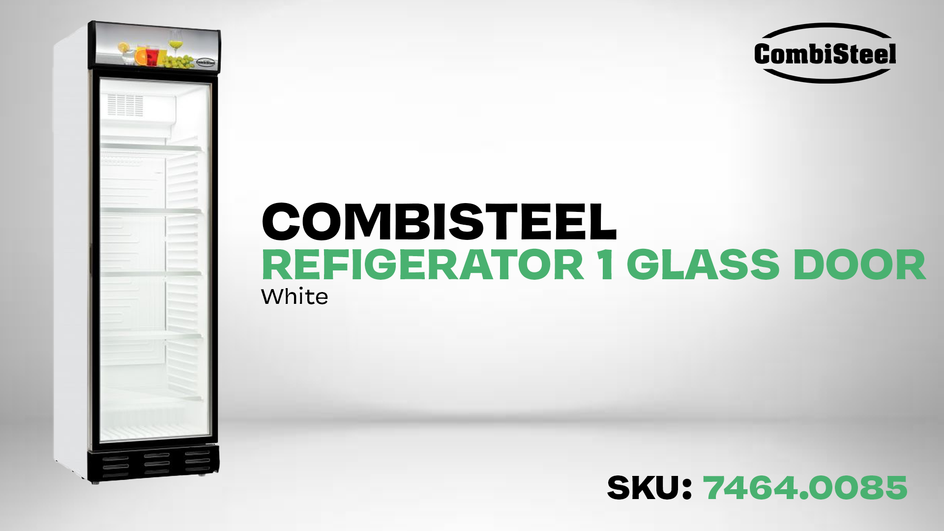 Combisteel - KØLESKAB 1 GLASDØR - Billede 8
