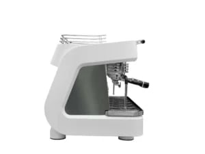 Sidevisning af XT Barista 3-Gruppe Espressomaskine i Dynamic White