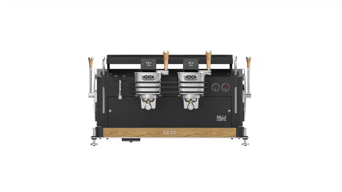 ZERO BARISTA espressomaskine i dark oak variant