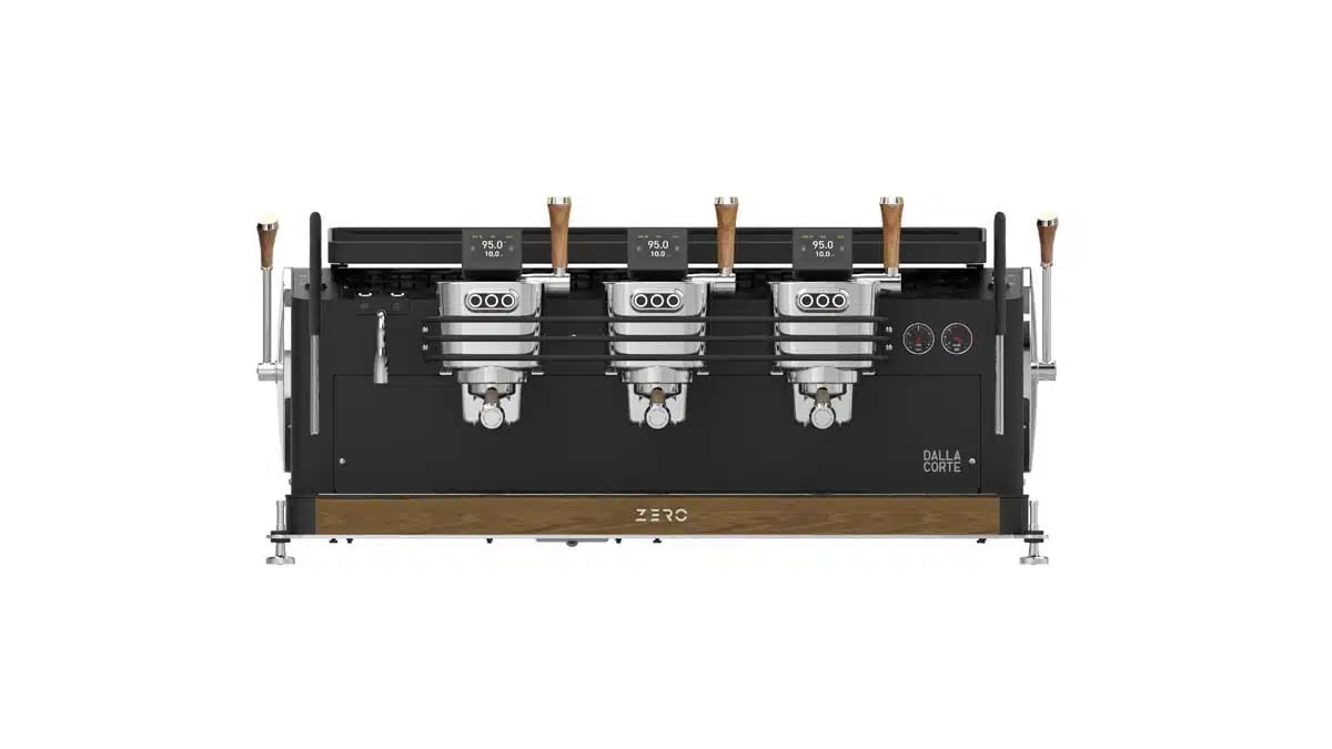 Espressomaskine ZERO BARISTA 3-gruppe i Total Dark