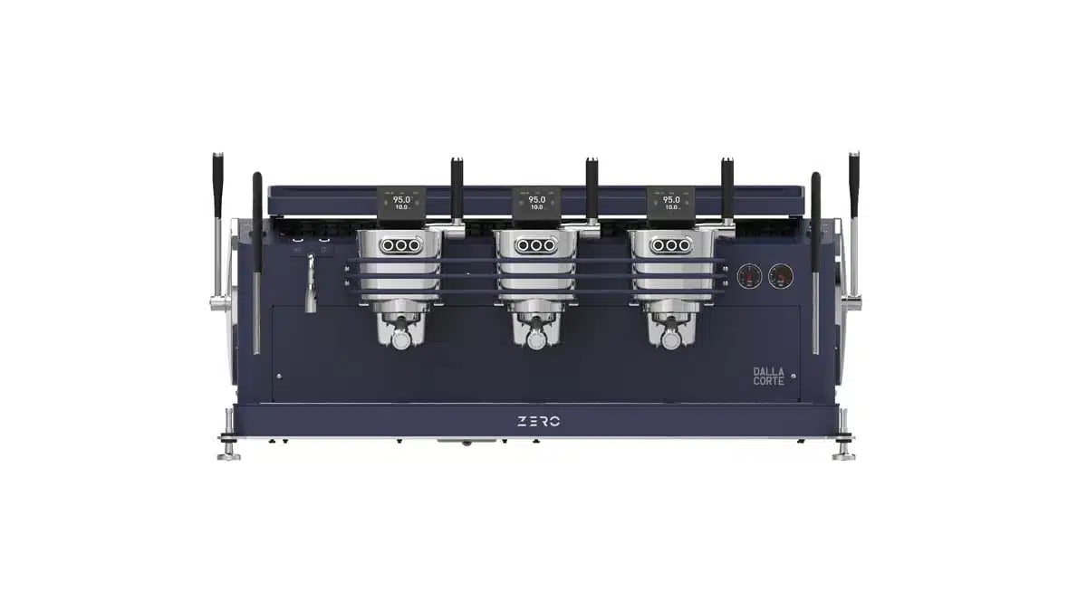 Espressomaskine ZERO BARISTA 3-gruppe i Total Navy Blue