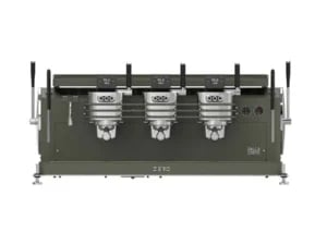 Espressomaskine ZERO BARISTA 3-gruppe i Total Olive Green