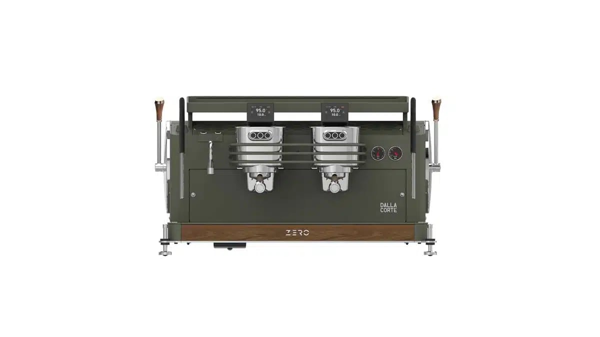 Olive Green Walnut ZERO BARISTA CLASSIC 2G Espresso Machine
