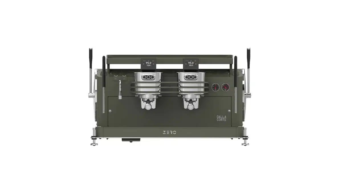 Zero Classic Total Olive Green Espresso Machine