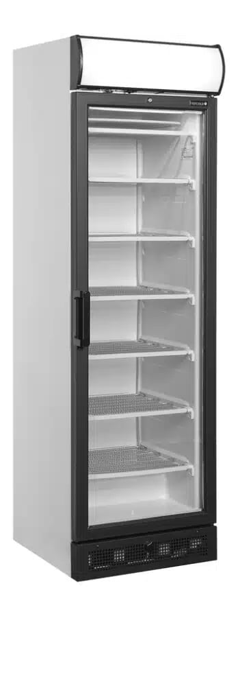 UFSC371GCP Displayfryser med glasdør, 300L, 100kg