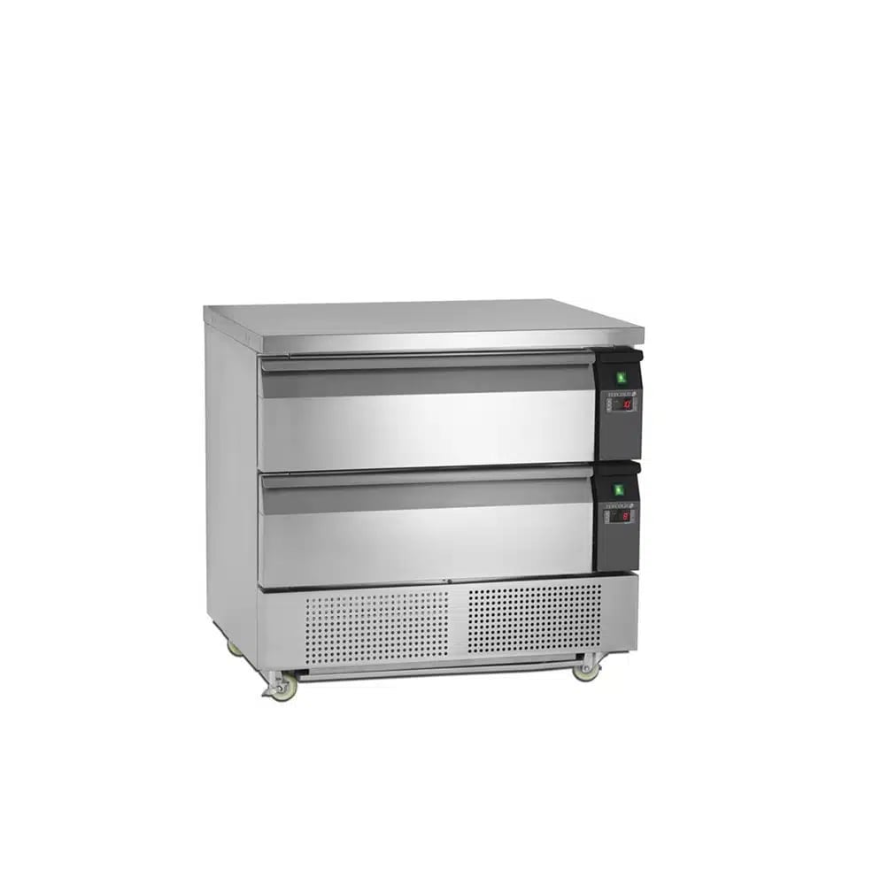 UD2-2 Rustfrit Stål Uni-Drawer med 179L Kapacitet og 240kg Belastning