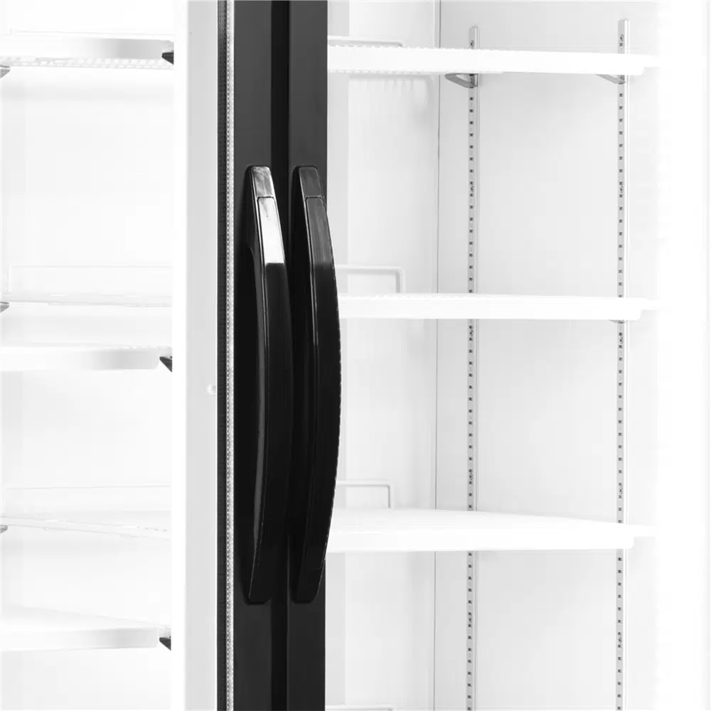 FS1202H Sort Displaykøler med 936L kapacitet og selvlukkende dør - Billede 3