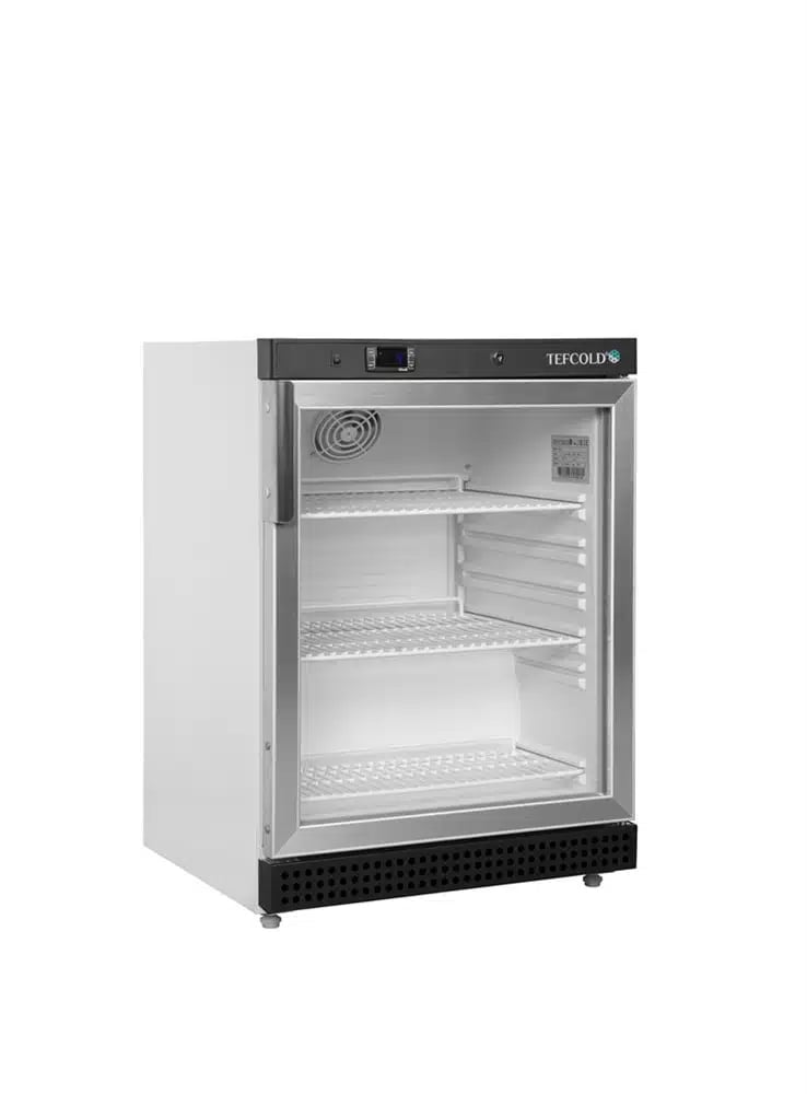 UR200G Displaykøleskab med Glasdør, 119 Liter
