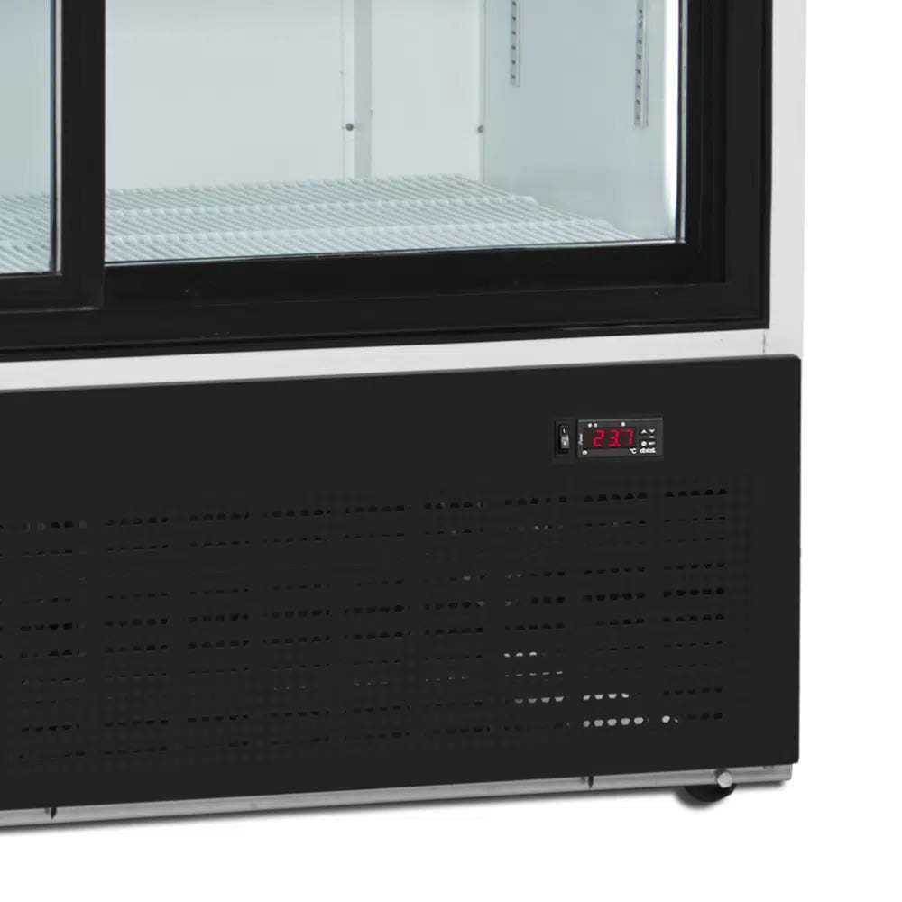 FS1202S Displaykøleskab, 660L, 174kg, Sort/Hvid - Billede 3