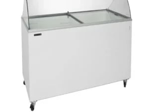IC400SC-SO Isdisk med 350L nettovolumen og glasopsats