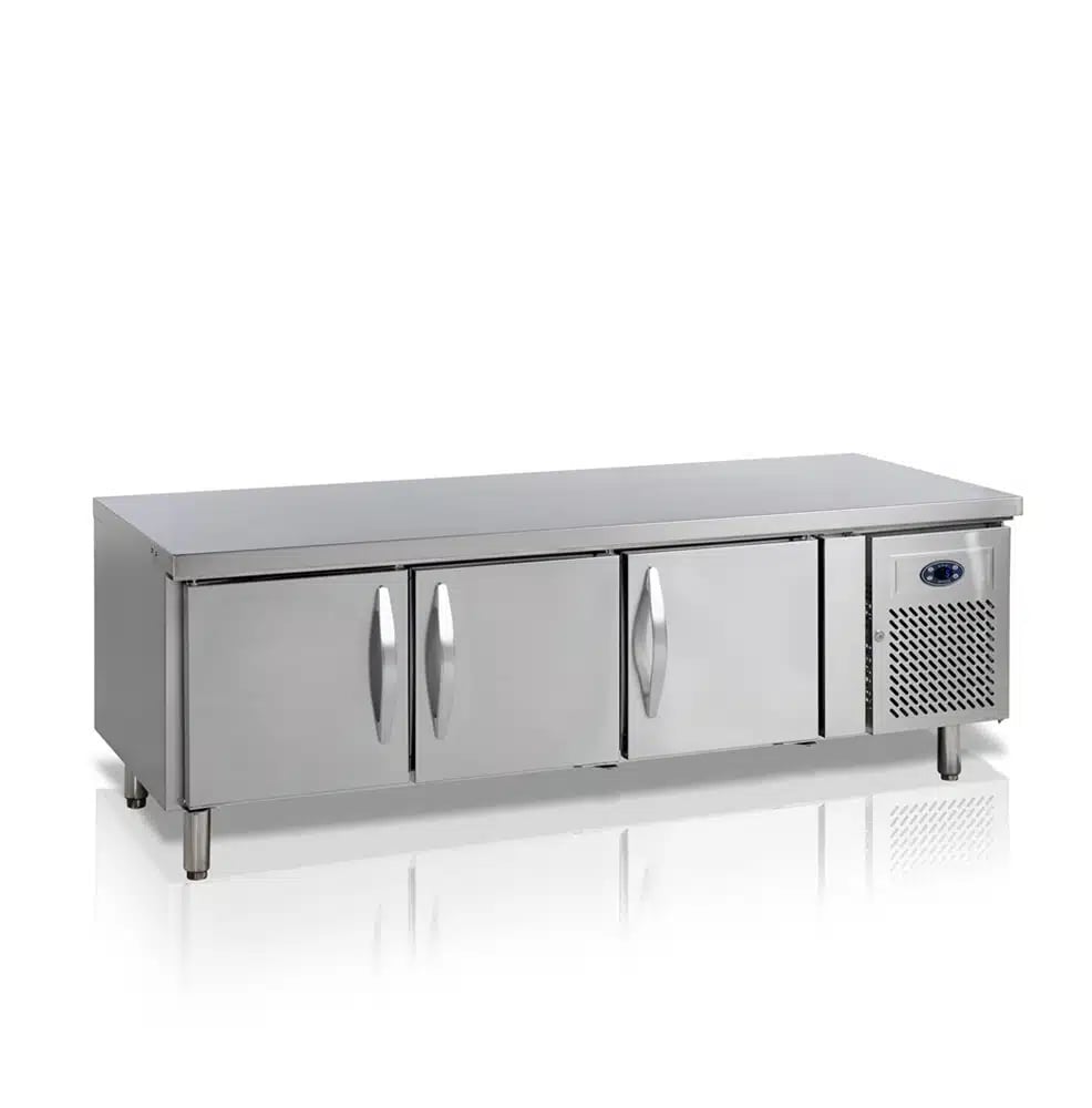 UC5310 Rustfrit Kølebord med 3 Døre, 262L