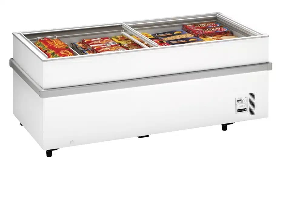SSF200 Supermarkedsfryser med Glasskydelåger, 652L, 160kg