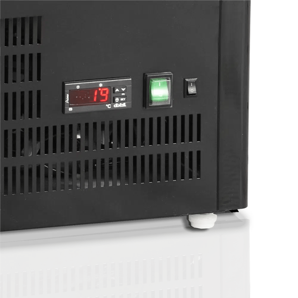 UPD60-BLACK Bordmodel Display-Kølemontre, 60 Liter Kapacitet, Sort Design - Billede 3