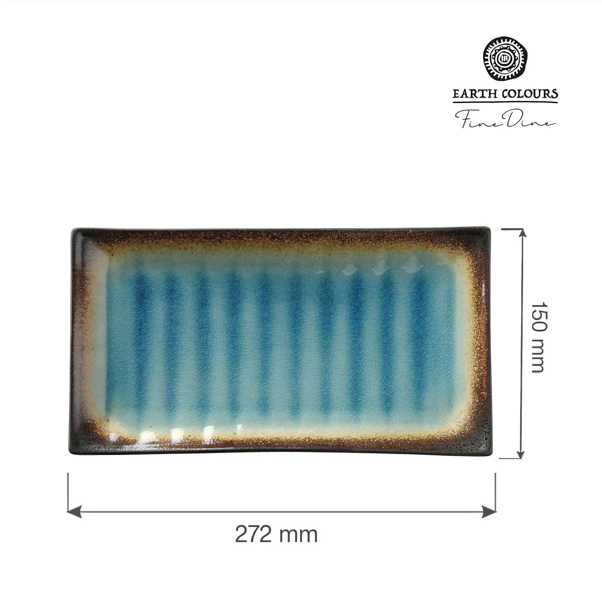 Lazur oval skål, 272x150mm - Billede 5