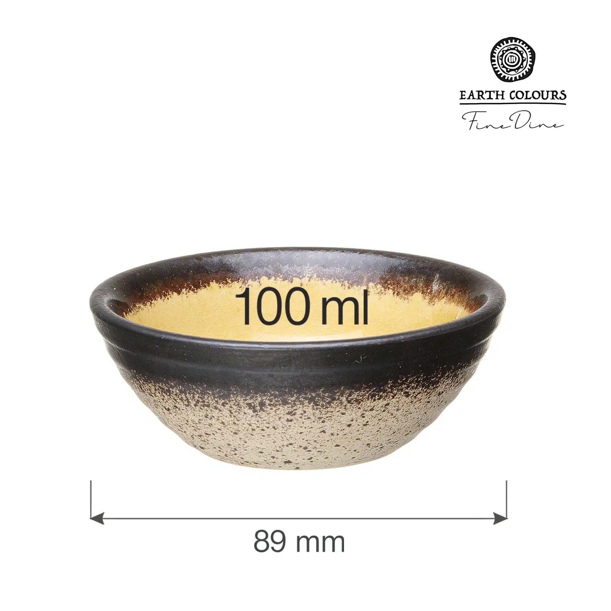 Topaz dip skål, 89mm - Billede 4