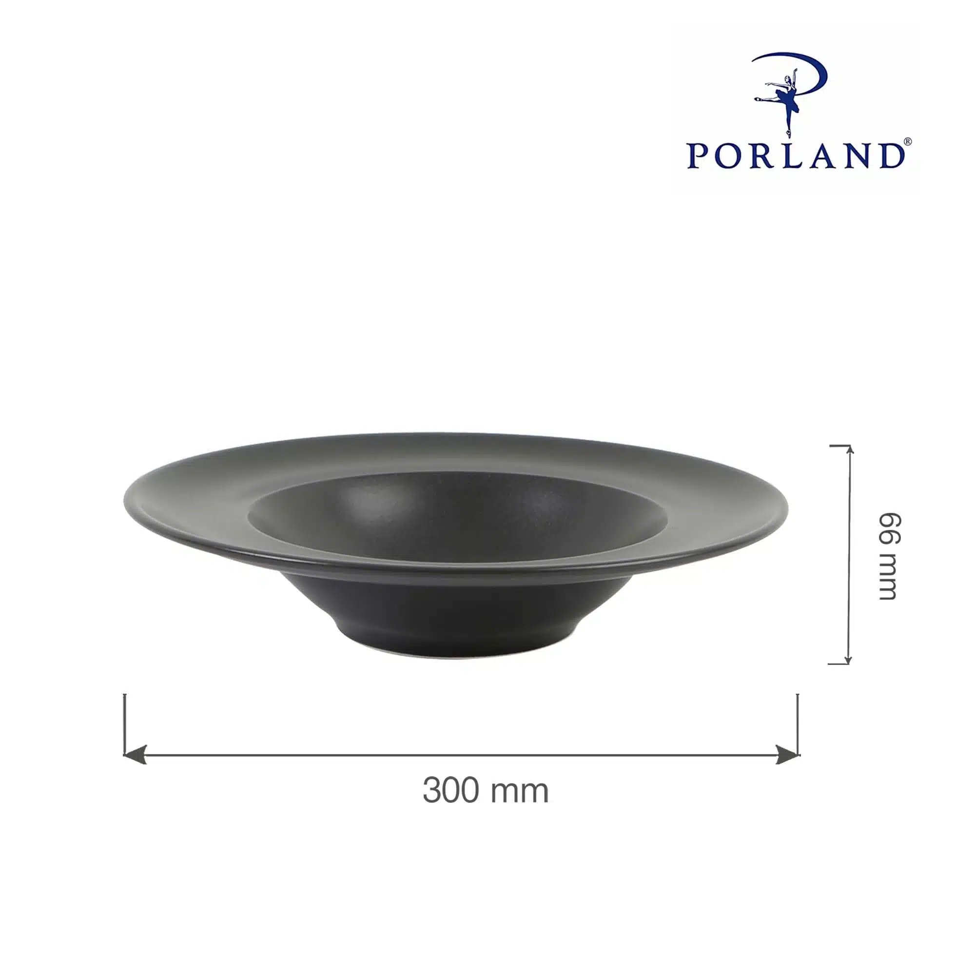 Kulfiber pasta tallerken, 300mm - Billede 4