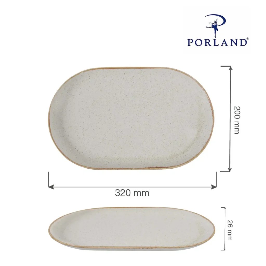 Sand oval fad, 320x200mm - Billede 5