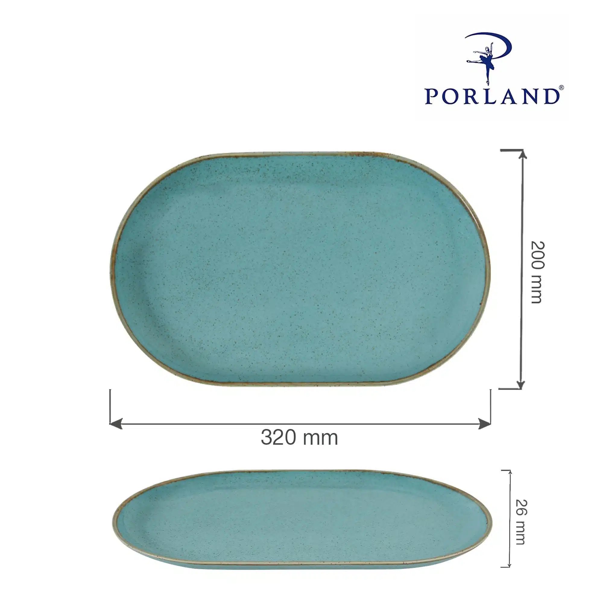 Laguna oval fad, 320x200mm - Billede 3