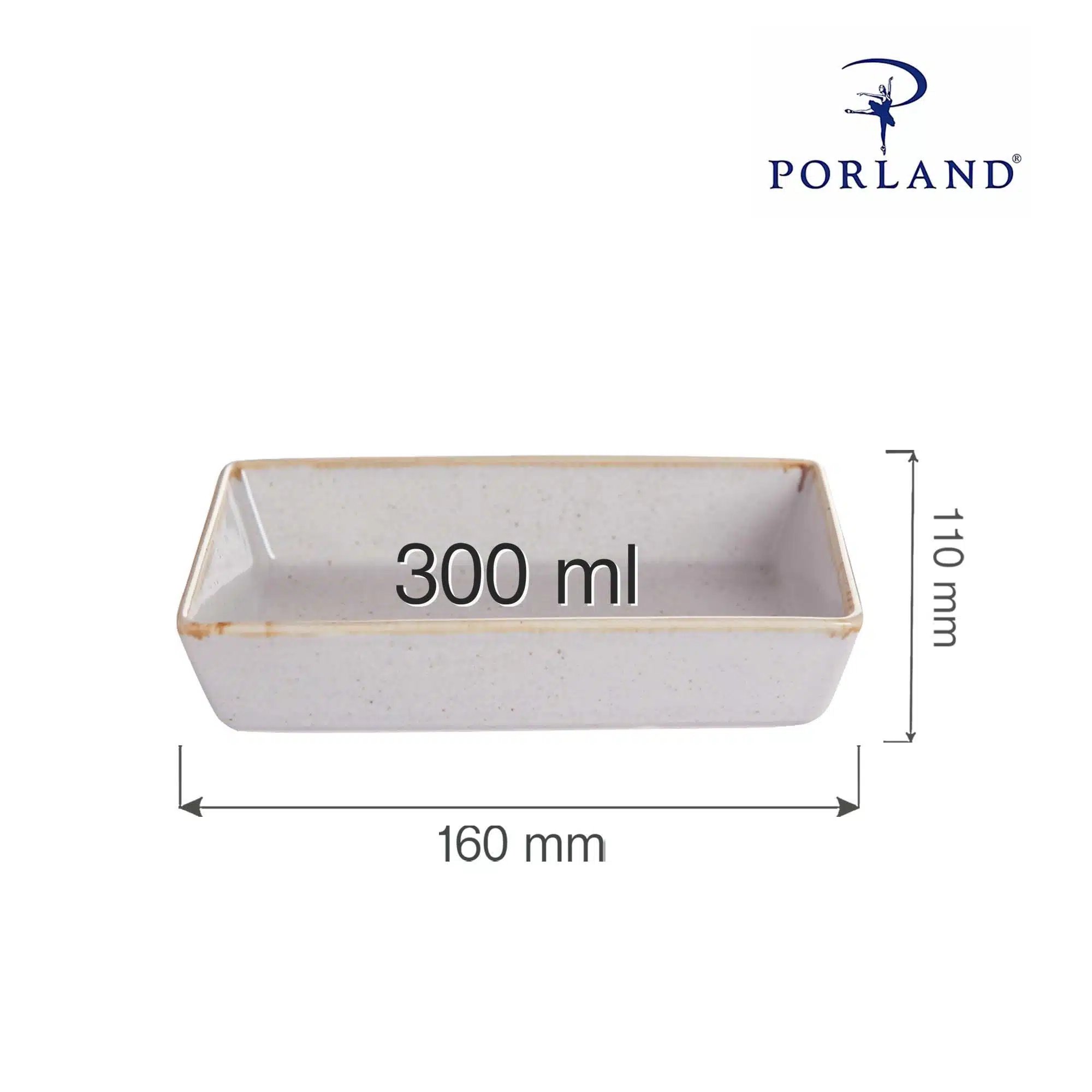 Aske tallerken, 160x110mm - Billede 4