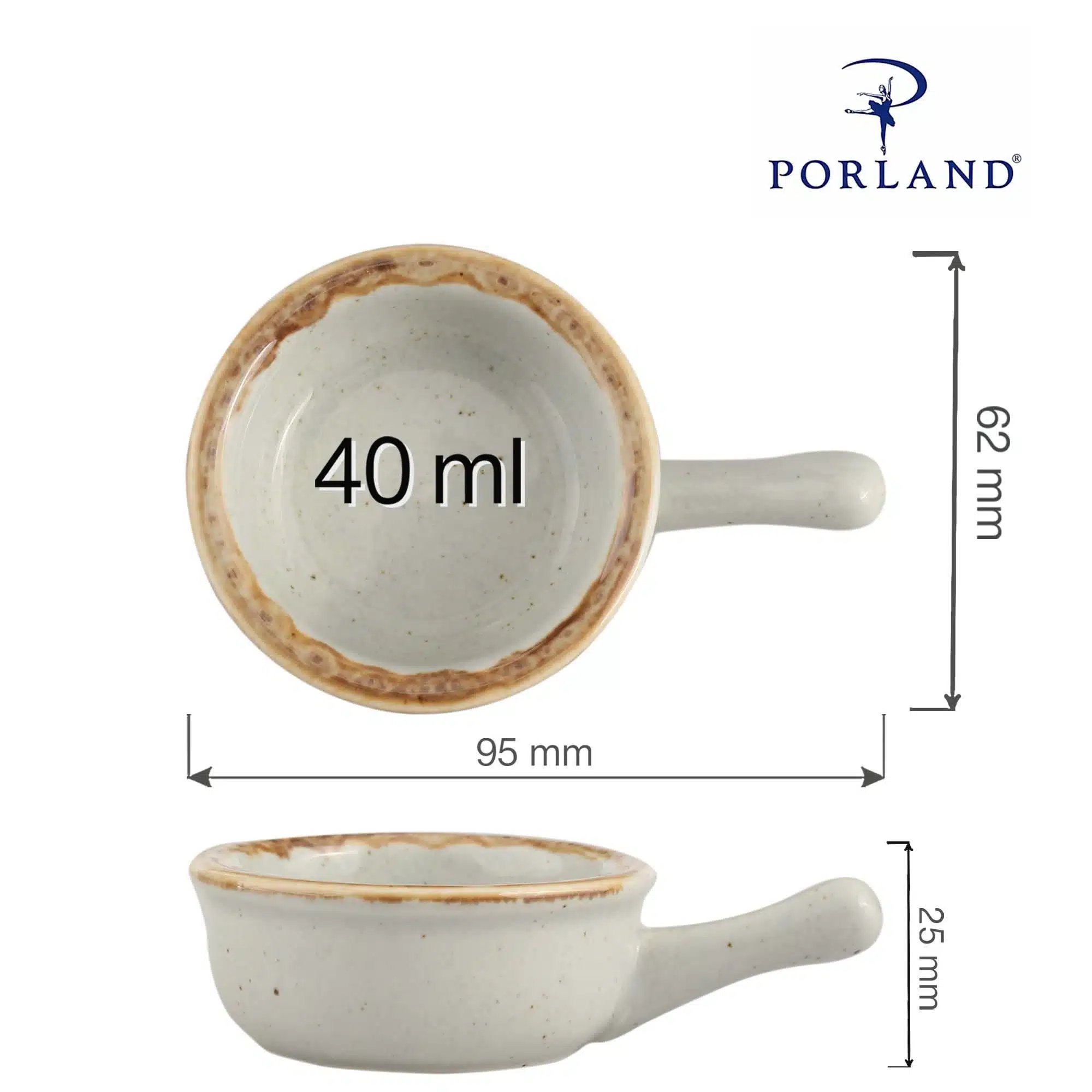 Aske mini skål med håndtag, 60mm - Billede 3
