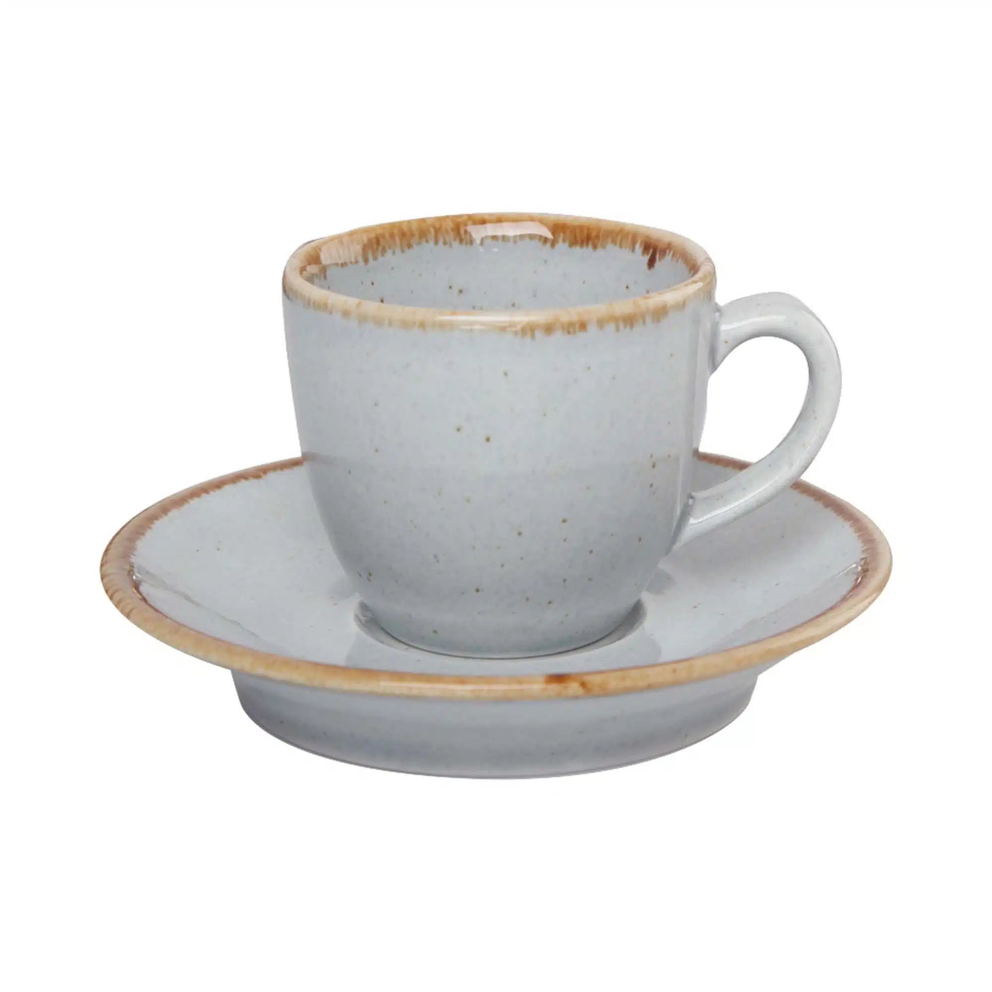 Askegrå elegant espresso kop, 80ml - Billede 5