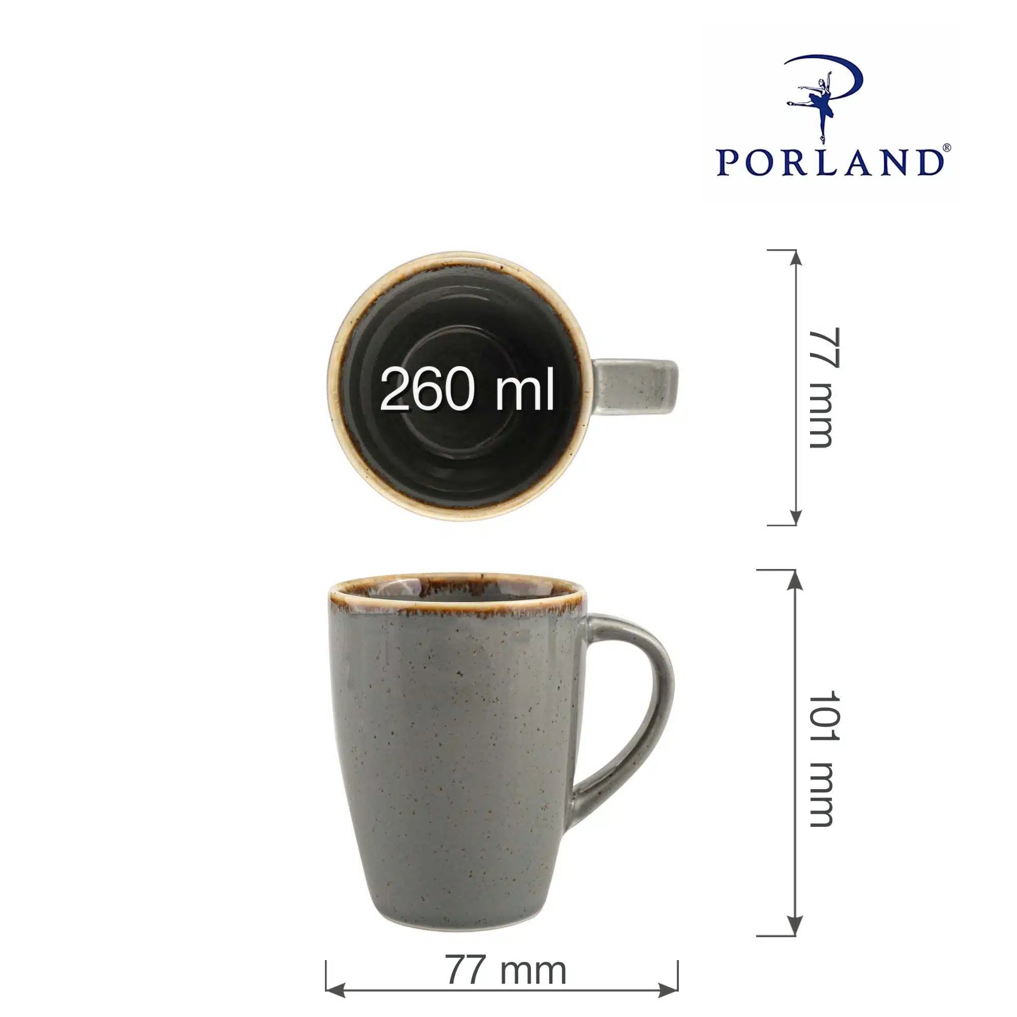 Sten krus, 260ml - Billede 5