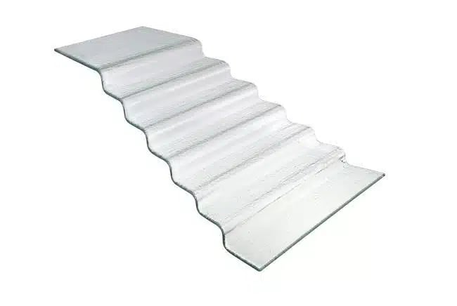 Vetro syv-trins transparent glas buffettrappe, 680x(H)200mm - Billede 2