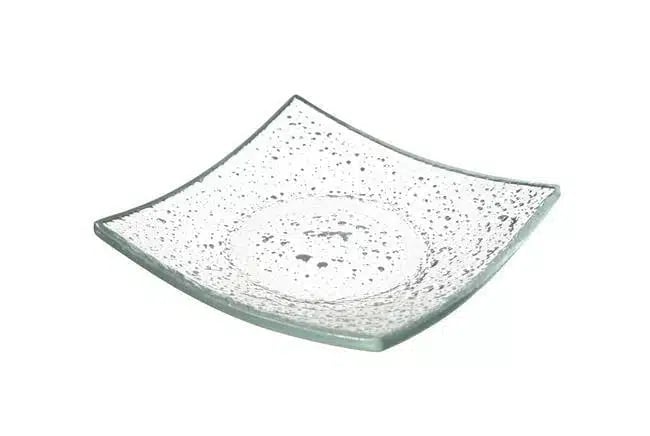 Vetro fingerfood firkantet transparent glasfad, 80x80mm - Billede 2
