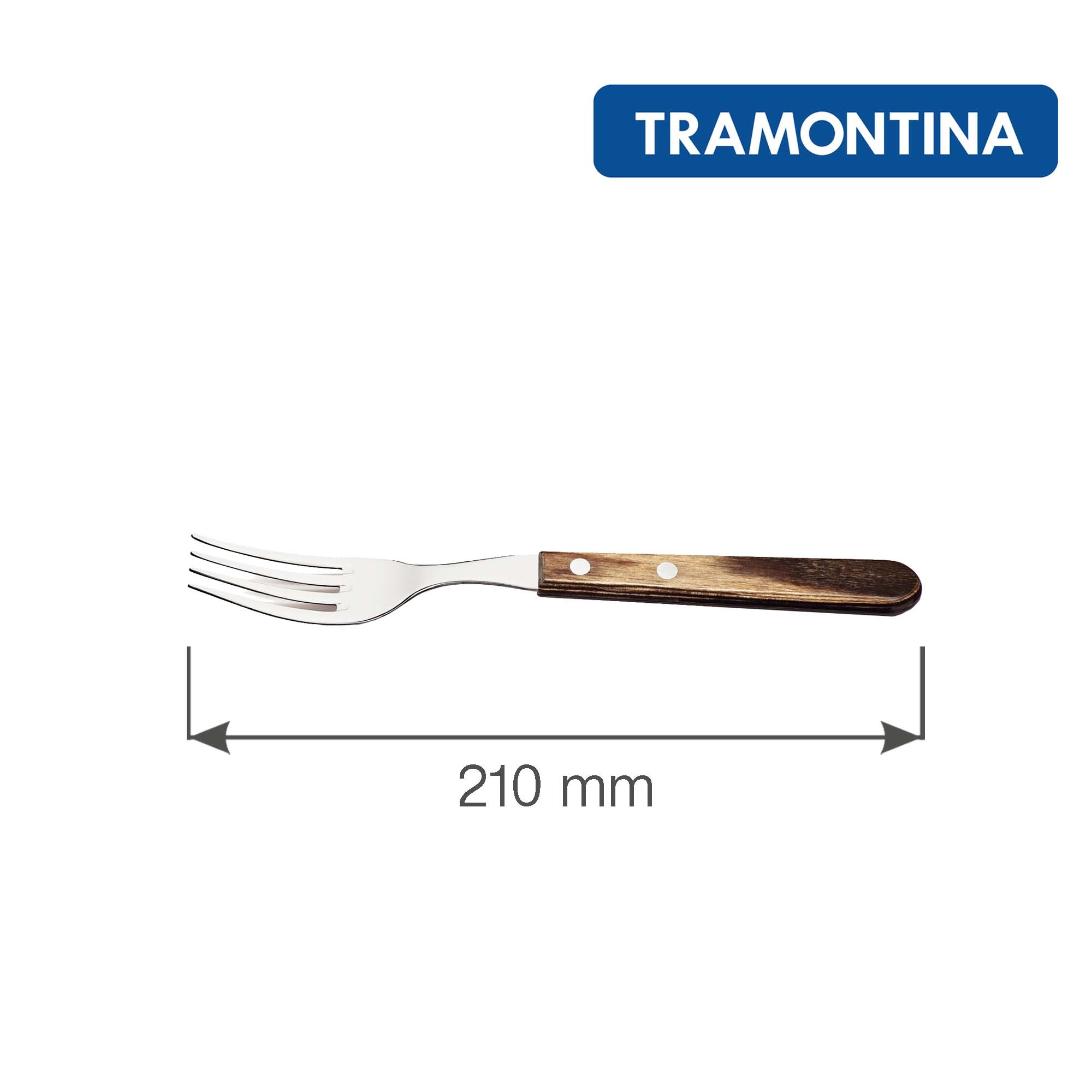 GAUCHO steak gaffel sæt, 6 stk - brun - Billede 6